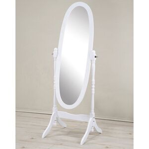 Roundhill Furniture Copper Grove Monks Hood Traditional Wooden Floor Cheval Mirror White Large (over 32'' high) Roundhill Furniture Copper Grove Monks Hood Traditional Wooden Floor Cheval Mirror White Large (over 32'' high)