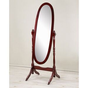 Roundhill Furniture Copper Grove Monks Hood Traditional Wooden Floor Cheval Mirror Cherry Large (over 32'' high) Roundhill Furniture Copper Grove Monks Hood Traditional Wooden Floor Cheval Mirror Cherry Large (over 32'' high)