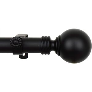 InStyleDesign Sphere 1-inch Adjustable Drapery Rod 160-240 inch - 160 to 240 inch Black 160 to 240 inch InStyleDesign Sphere 1-inch Adjustable Drapery Rod 160-240 inch - 160 to 240 inch Black 160 to 240 inch