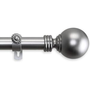 InStyleDesign Sphere 1-inch Adjustable Drapery Rod 160-240 inch - 160 to 240 inch satin nickel 160 to 240 inch InStyleDesign Sphere 1-inch Adjustable Drapery Rod 160-240 inch - 160 to 240 inch satin nickel 160 to 240 inch