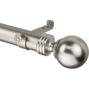 InStyleDesign Sondra 1.5 inch Adjustable Drapery Rod satin nickel 48 to 84 inch InStyleDesign Sondra 1.5 inch Adjustable Drapery Rod satin nickel 48 to 84 inch