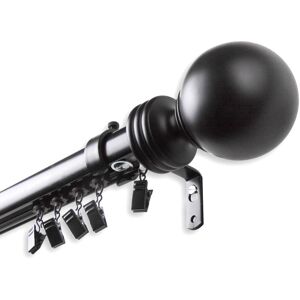 InStyleDesign Globe Cordless Traverse Rod Black 48 to 86 inch InStyleDesign Globe Cordless Traverse Rod Black 48 to 86 inch