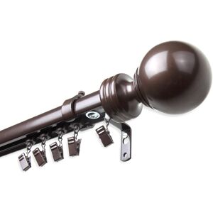 InStyleDesign Globe Cordless Traverse Rod Cocoa 28 to 48 inches InStyleDesign Globe Cordless Traverse Rod Cocoa 28 to 48 inches