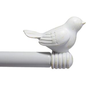 Urbanest Cute Bird Finial Adjustable Decorative Designer Curtain Rod Gilded White 84 Urbanest Cute Bird Finial Adjustable Decorative Designer Curtain Rod Gilded White 84