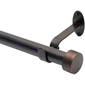 Elrene Serena Adjustable Window Curtain Rod and Cap Shaped Finial Antique Bronze 86 Elrene Serena Adjustable Window Curtain Rod and Cap Shaped Finial Antique Bronze 86