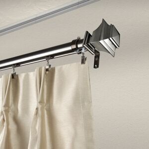 InStyleDesign Schubert Cordless Traverse Rod Satin Nickel 48 to 86 inches InStyleDesign Schubert Cordless Traverse Rod Satin Nickel 48 to 86 inches