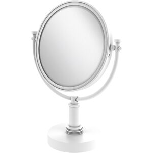Allied Brass 8 Inch Vanity Top Make-Up Mirror 5X Magnification Matte White See Description Allied Brass 8 Inch Vanity Top Make-Up Mirror 5X Magnification Matte White See Description