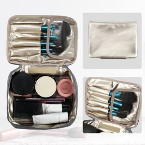 Unique Makeup Bag Cosmetic Travel Bag Case Make Up Brush Organizer Bag for Women Gray 0.01 In. W X 0.1 In. H X 0.1 In. D Unique Makeup Bag Cosmetic Travel Bag Case Make Up Brush Organizer Bag for Women Gray 0.01 In. W X 0.1 In. H X 0.1 In. D