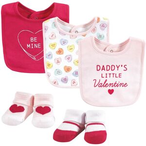 Hudson Baby Infant Girl Cotton Bib and Sock Set, Be Mine Valentine, One Size - Be Mine Valentine - One Size Be Mine Valentine One Size Hudson Baby Infant Girl Cotton Bib and Sock Set, Be Mine Valentine, One Size - Be Mine Valentine - One Size Be Mine Valentine One Size