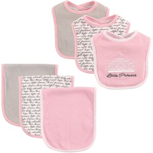Hudson Baby Infant Girl Cotton Bib and Burp Cloth Set 6pk, Princess, One Size - Princess - One Size Princess One Size Hudson Baby Infant Girl Cotton Bib and Burp Cloth Set 6pk, Princess, One Size - Princess - One Size Princess One Size