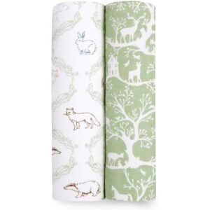 aden + anais aden+anais essentials 2-Pack 100% Cotton Muslin Swaddle Blankets harmony 44.0 In. L X 44.0 In. W aden + anais aden+anais essentials 2-Pack 100% Cotton Muslin Swaddle Blankets harmony 44.0 In. L X 44.0 In. W