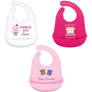 Hudson Baby Infant Girl Silicone Bibs 3pk, Ice Cream, One Size - Ice Cream - One Size Ice Cream One Size Hudson Baby Infant Girl Silicone Bibs 3pk, Ice Cream, One Size - Ice Cream - One Size Ice Cream One Size