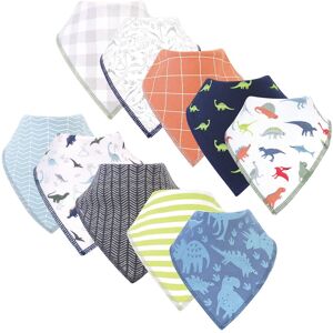 Hudson Baby Infant Boy Cotton Fleece Bandana Bibs 10pk, Dino, One Size - Dino - One Size Dino One Size Hudson Baby Infant Boy Cotton Fleece Bandana Bibs 10pk, Dino, One Size - Dino - One Size Dino One Size