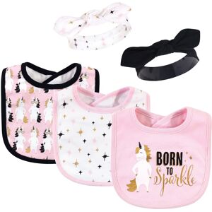 Hudson Baby Infant Girl Cotton Bib and Headband Set 5pk, Sparkle Unicorn, One Size - Sparkle Unicorn - One Size Sparkle Unicorn One Size Hudson Baby Infant Girl Cotton Bib and Headband Set 5pk, Sparkle Unicorn, One Size - Sparkle Unicorn - One Size Sparkle Unicorn One Size