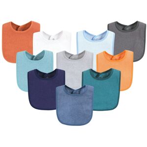 Hudson Baby Infant Boy Drooler Bib with Waterproof Lining, Blue Orange, One Size - Blue Orange - One Size Blue Orange One Size Hudson Baby Infant Boy Drooler Bib with Waterproof Lining, Blue Orange, One Size - Blue Orange - One Size Blue Orange One Size