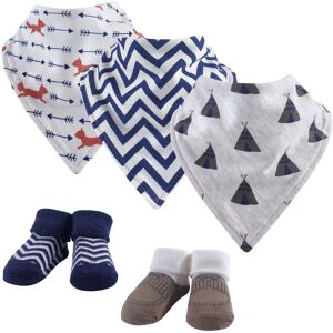 Hudson Baby Infant Boy Cotton Bib and Sock Set 5pk, Fox, One Size - Teepee - One Size Teepee One Size Hudson Baby Infant Boy Cotton Bib and Sock Set 5pk, Fox, One Size - Teepee - One Size Teepee One Size