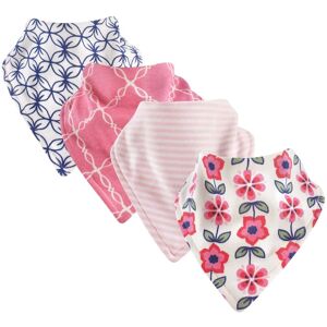 Touched by Nature Baby Girl Organic Cotton Bandana Bibs 4pk, Flower, One Size - Flower - One Size Flower One Size Touched by Nature Baby Girl Organic Cotton Bandana Bibs 4pk, Flower, One Size - Flower - One Size Flower One Size