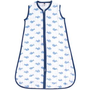 Hudson Baby Infant Boy Muslin Cotton Sleeveless Wearable Sleeping Bag, Sack, Blanket, Blue Whale Blue Whale 18-24 Months Hudson Baby Infant Boy Muslin Cotton Sleeveless Wearable Sleeping Bag, Sack, Blanket, Blue Whale Blue Whale 18-24 Months