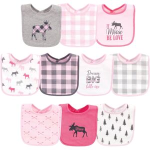 Hudson Baby Infant Girl Cotton Bibs, Pink Plaid Moose, One Size - Pink Plaid Moose - One Size Pink Plaid Moose One Size Hudson Baby Infant Girl Cotton Bibs, Pink Plaid Moose, One Size - Pink Plaid Moose - One Size Pink Plaid Moose One Size