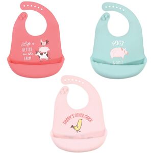Hudson Baby Infant Girl Silicone Bibs, Life Is Better On The Farm, One Size - Life Is Better On The Farm - One Size Life Is Better On The Farm One Size Hudson Baby Infant Girl Silicone Bibs, Life Is Better On The Farm, One Size - Life Is Better On The Farm - One Size Life Is Better On The Farm One Size