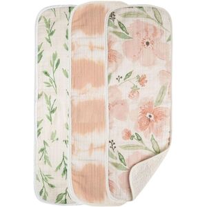 Crane Baby 3-pc. Burp Cloth Set Floral 0.25 In. L X 20.0 In. W X 0.07 In. H Crane Baby 3-pc. Burp Cloth Set Floral 0.25 In. L X 20.0 In. W X 0.07 In. H