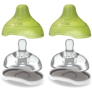 Kiinde Twist Active Latch Nipple - Slow, 2 Pack - Green Green Kiinde Twist Active Latch Nipple - Slow, 2 Pack - Green Green