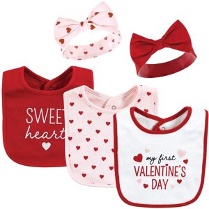Hudson Baby Infant Girl Cotton Bib and Headband or Caps Set, Valentine Sweetheart, One Size - Valentine Sweetheart - One Size Valentine Sweetheart One Size Hudson Baby Infant Girl Cotton Bib and Headband or Caps Set, Valentine Sweetheart, One Size - Valentine Sweetheart - One Size Valentine Sweetheart One Size
