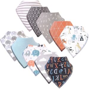 Hudson Baby Infant Boy Cotton Fleece Bandana Bibs 10pk, Alphabet, One Size - Alphabet - One Size Alphabet One Size Hudson Baby Infant Boy Cotton Fleece Bandana Bibs 10pk, Alphabet, One Size - Alphabet - One Size Alphabet One Size