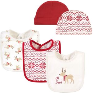 Hudson Baby Infant Boy Cotton Bib and Caps Set 5pk, Oh Deer, One Size - Oh Deer - One Size Oh Deer One Size Hudson Baby Infant Boy Cotton Bib and Caps Set 5pk, Oh Deer, One Size - Oh Deer - One Size Oh Deer One Size