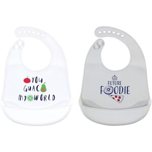 Hudson Baby Infant Silicone Bibs 2pk, You Guac My World, One Size - You Guac My World - One Size You Guac My World One Size Hudson Baby Infant Silicone Bibs 2pk, You Guac My World, One Size - You Guac My World - One Size You Guac My World One Size