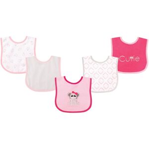 Luvable Friends Baby Girl Cotton Terry Drooler Bibs with PEVA Back 5pk, Elephant, One Size - Elephant - One Size Elephant One Size Luvable Friends Baby Girl Cotton Terry Drooler Bibs with PEVA Back 5pk, Elephant, One Size - Elephant - One Size Elephant One Size