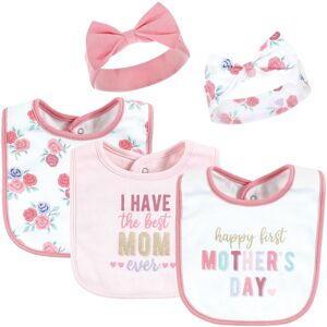 Hudson Baby Infant Girl Cotton Bib and Headband or Caps Set, Mothers Day, 0-9 Months - Mothers Day - One Size Mothers Day One Size Hudson Baby Infant Girl Cotton Bib and Headband or Caps Set, Mothers Day, 0-9 Months - Mothers Day - One Size Mothers Day One Size