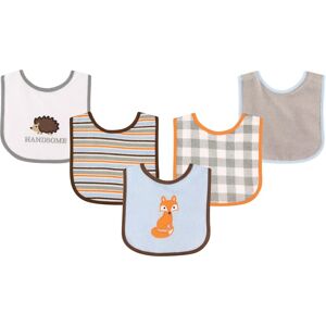 Luvable Friends Baby Boy Cotton Terry Drooler Bibs with PEVA Back 5pk, Fox, One Size - Fox - One Size Fox One Size Luvable Friends Baby Boy Cotton Terry Drooler Bibs with PEVA Back 5pk, Fox, One Size - Fox - One Size Fox One Size