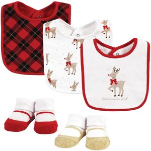 Hudson Baby Infant Girls Cotton Bib and Sock Set, Fancy Rudolph, One Size - Fancy Rudolph - One Size Fancy Rudolph One Size Hudson Baby Infant Girls Cotton Bib and Sock Set, Fancy Rudolph, One Size - Fancy Rudolph - One Size Fancy Rudolph One Size