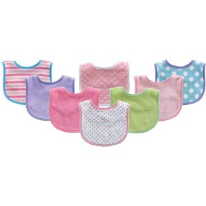 Luvable Friends Baby Girl Cotton Terry Bibs 8pk, Pink, One Size - Pink - One Size Pink One Size Luvable Friends Baby Girl Cotton Terry Bibs 8pk, Pink, One Size - Pink - One Size Pink One Size