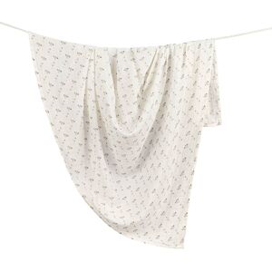 Crane Baby Organic Cotton Bunny Single Swaddle Poppy 47.0 In. L X 47.0 In. W X 0.25 In. H Crane Baby Organic Cotton Bunny Single Swaddle Poppy 47.0 In. L X 47.0 In. W X 0.25 In. H