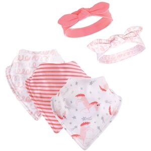 Hudson Baby Infant Girl Cotton Bib and Headband Set 5pk, Coral Unicorn, One Size - Coral Unicorn - One Size Coral Unicorn One Size Hudson Baby Infant Girl Cotton Bib and Headband Set 5pk, Coral Unicorn, One Size - Coral Unicorn - One Size Coral Unicorn One Size