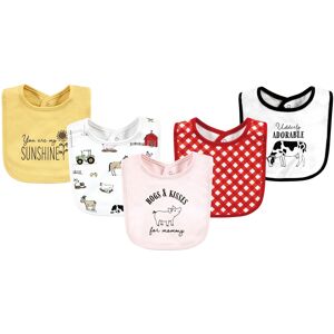 Hudson Baby Infant Girls Cotton Bibs, Girl Farm, One Size - Girl Farm - One Size Girl Farm One Size Hudson Baby Infant Girls Cotton Bibs, Girl Farm, One Size - Girl Farm - One Size Girl Farm One Size