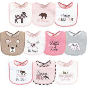 Hudson Baby Infant Girl Cotton Terry Drooler Bibs with Fiber Filling, Girl Moose Bear, One Size - Girl Moose Bear - One Size Girl Moose Bear One Size Hudson Baby Infant Girl Cotton Terry Drooler Bibs with Fiber Filling, Girl Moose Bear, One Size - Girl Moose Bear - One Size Girl Moose Bear One Size