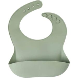 Babeehive Goods Apricot Silicone Baby Bib Sage 10.0 In. L X 0.5 In. W X 11.0 In. H Babeehive Goods Apricot Silicone Baby Bib Sage 10.0 In. L X 0.5 In. W X 11.0 In. H