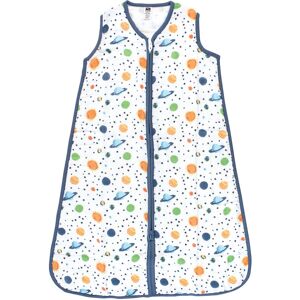 Hudson Baby Unisex Baby Muslin Cotton Sleeveless Wearable Sleeping Bag, Sack, Blanket, Space Space 6-12 Months Hudson Baby Unisex Baby Muslin Cotton Sleeveless Wearable Sleeping Bag, Sack, Blanket, Space Space 6-12 Months