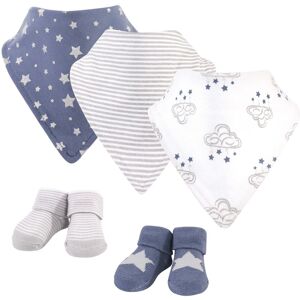 Hudson Baby Infant Boy Cotton Bib and Sock Set 5pk, Cloud Mobile Blue, One Size - Cloud Mobile Blue - One Size Cloud Mobile Blue One Size Hudson Baby Infant Boy Cotton Bib and Sock Set 5pk, Cloud Mobile Blue, One Size - Cloud Mobile Blue - One Size Cloud Mobile Blue One Size