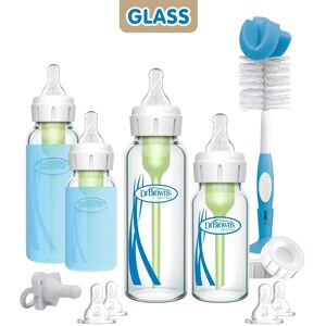 Dr. Brown's Anti-Colic Options+ Narrow Glass Baby Bottle Starter Set Glass 7.1 - 8 Oz. Dr. Brown's Anti-Colic Options+ Narrow Glass Baby Bottle Starter Set Glass 7.1 - 8 Oz.