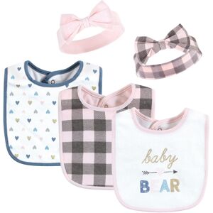 Hudson Baby Infant Girl Cotton Bib and Headband Set, Girl Baby Bear, One Size - Girl Baby Bear - One Size Girl Baby Bear One Size Hudson Baby Infant Girl Cotton Bib and Headband Set, Girl Baby Bear, One Size - Girl Baby Bear - One Size Girl Baby Bear One Size