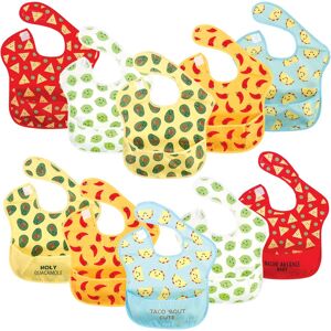 Hudson Baby Infant Waterproof Polyester Bibs 10pk, Tacos, Beginner - Tacos Tacos Beginner Hudson Baby Infant Waterproof Polyester Bibs 10pk, Tacos, Beginner - Tacos Tacos Beginner