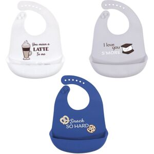 Hudson Baby Infant Boy Silicone Bibs 3pk, You Mean A Latte, One Size - You Mean A Latte - One Size You Mean A Latte One Size Hudson Baby Infant Boy Silicone Bibs 3pk, You Mean A Latte, One Size - You Mean A Latte - One Size You Mean A Latte One Size