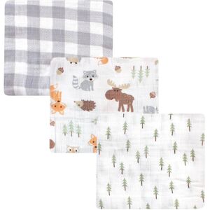 Hudson Baby Infant Boy Cotton Muslin Swaddle Blankets, Woodland 3-Pack, One Size - Woodland 3-Pack - 3-Pack Woodland 3-Pack 3-Pack Hudson Baby Infant Boy Cotton Muslin Swaddle Blankets, Woodland 3-Pack, One Size - Woodland 3-Pack - 3-Pack Woodland 3-Pack 3-Pack