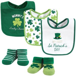 Hudson Baby Infant Boy Cotton Bib and Sock Set, Lucky Charm, 0-9 Months - Lucky Charm - One Size Lucky Charm One Size Hudson Baby Infant Boy Cotton Bib and Sock Set, Lucky Charm, 0-9 Months - Lucky Charm - One Size Lucky Charm One Size