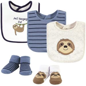 Hudson Baby Infant Boy Cotton Bib and Sock Set, Sloth, One Size - Sloth - One Size Sloth One Size Hudson Baby Infant Boy Cotton Bib and Sock Set, Sloth, One Size - Sloth - One Size Sloth One Size