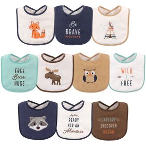 Hudson Baby Infant Boy Cotton Terry Drooler Bibs with Fiber Filling 10pk, Raccoon, One Size - Raccoon - One Size Raccoon One Size Hudson Baby Infant Boy Cotton Terry Drooler Bibs with Fiber Filling 10pk, Raccoon, One Size - Raccoon - One Size Raccoon One Size